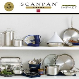Таджин IMPACT индукционный для плиты и духовки, D 28 см, керамика, сталь 18/10, SCANPAN