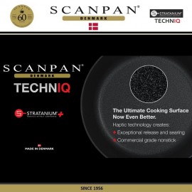 Антипригарная сковорода TechnIQ, D 30 см, литой алюминий, SCANPAN, Дания