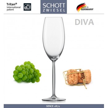 Бокал DIVA для шампанского и игристых вин, 293 мл, SCHOTT ZWIESEL
