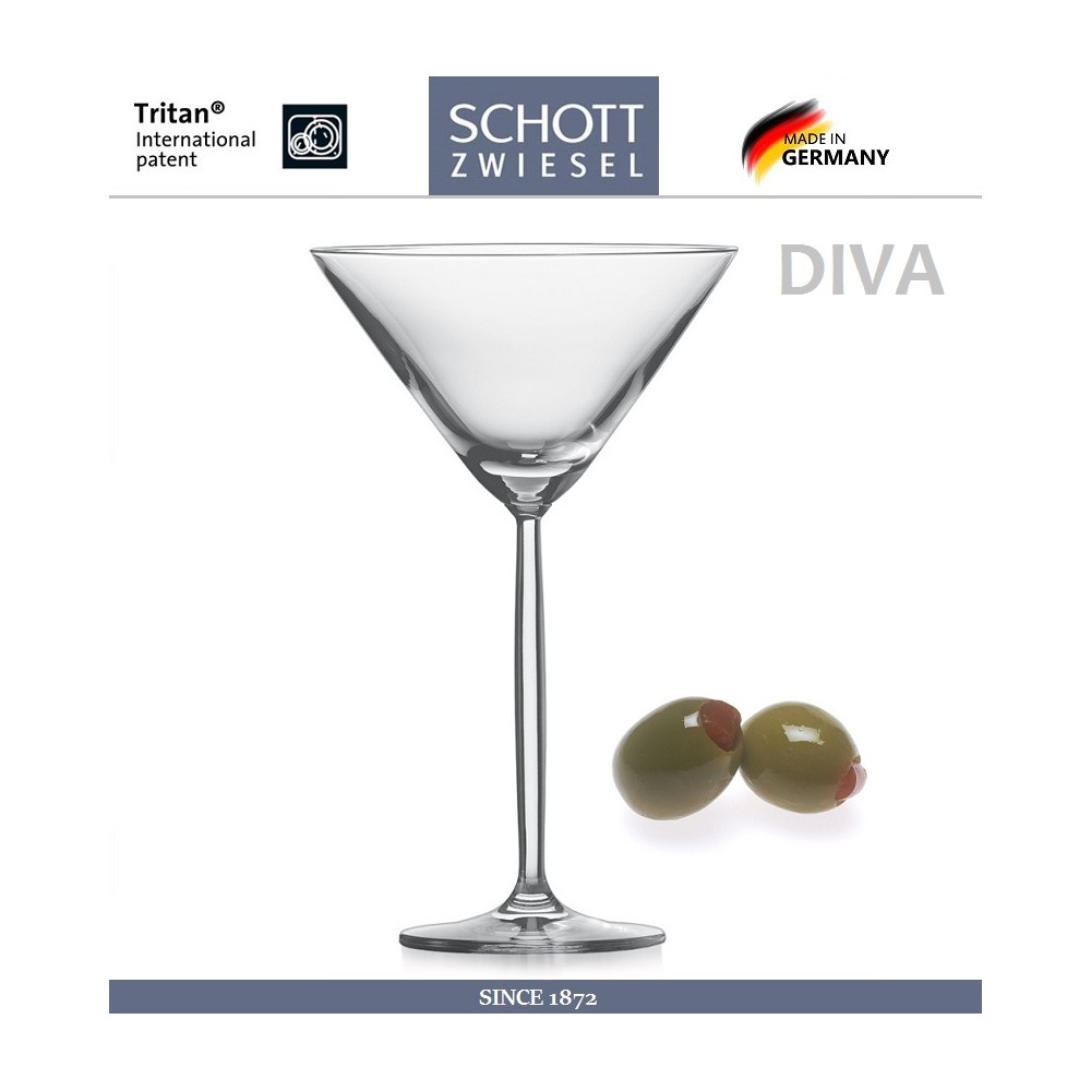 Бокал DIVA для коктейлей, мартини, 251 мл, SCHOTT ZWIESEL