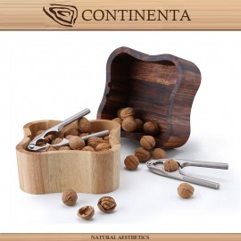 Миска NUT Shell для орехов с орехоколом, каучуковое дерево, Continenta