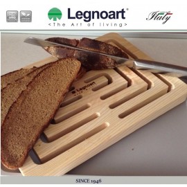 Доска для хлеба, ручная работа, дерево ореха, L 36 см, W 24 см, H 3.5 см, Legnoart