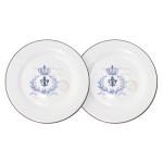 Набор из 2-х десертных тарелок Королевский, D 20 см, LF Ceramic