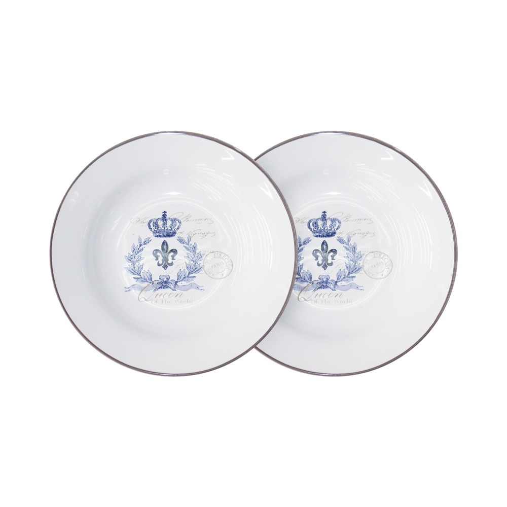 Набор из 2-х суповых тарелок Королевский, D 21 см, LF Ceramic