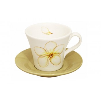 Чашка с блюдцем  Франжипани, 350 мл, Nuova Cer