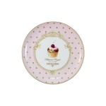Тарелка десертная, D 19 см, фарфор, "Шоколадница", R2S
