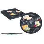 Блюдо стеклянное для сыра (вращающееся), D 32 см, стекло, серия "World of Cheese", R2S