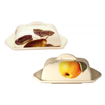 Маслёнка Фруктовый сад, L 21,5 см, W 13,5 см, S.Angelo