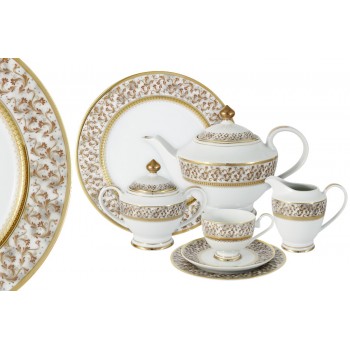 Чайный сервиз 42 предмета на 12 персон Рапсодия, Shibata