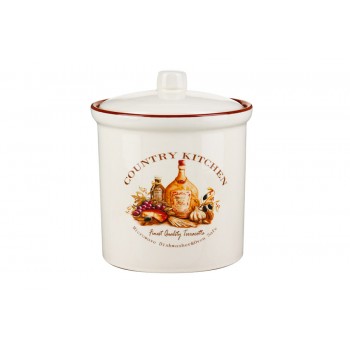 Банка для сыпучих продуктов (средняя) Сардиния, H 16 см, Terracotta