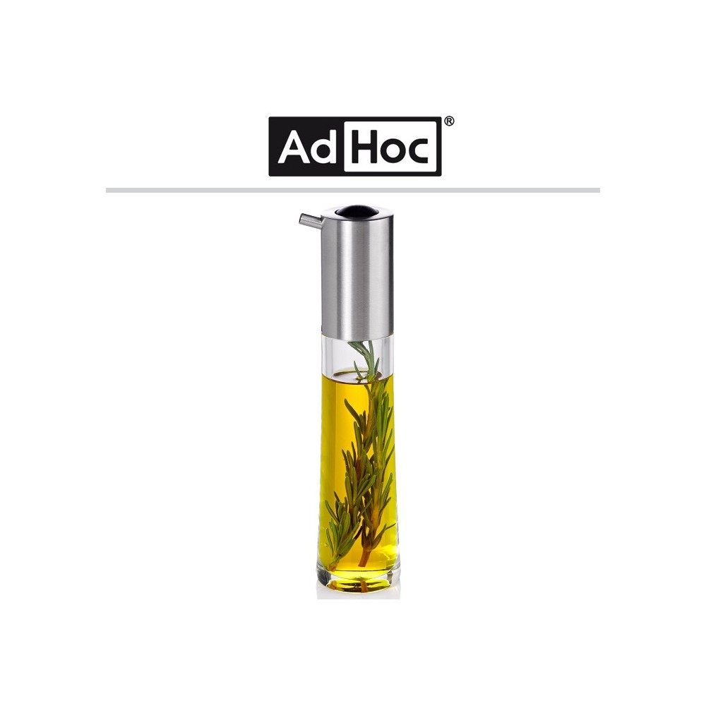 Дозатор AROMA для масла и уксуса, стекло, сталь нержавеющая, AdHoc