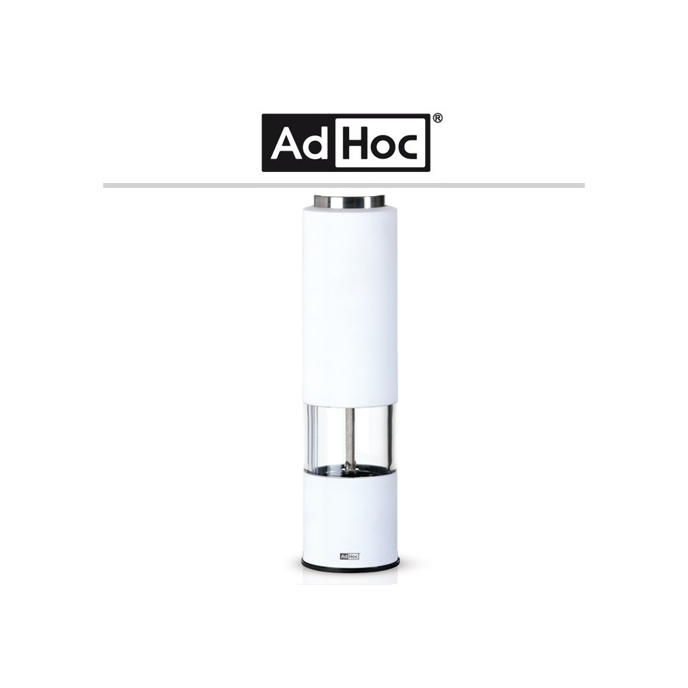 Автоматическая мельница TROPICA для соли и перца с LED подсветкой, белый, AdHoc