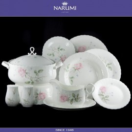 Набор обеденных тарелок April Rose, D 23 см, костяной NARUMI