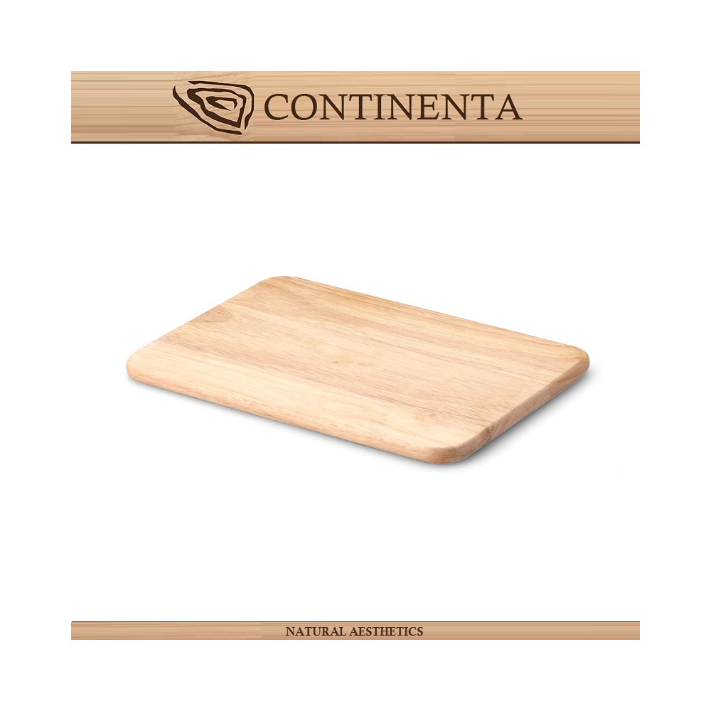 Доска BASIC для завтрака, 22 х 15 см, каучуковое дерево, Continenta