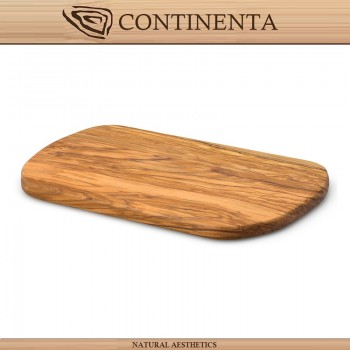 Доска OLIVE для нарезки и подачи, 34 х 22 см, оливковое дерево, Continenta