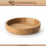 Блюдо OAK сервировочное, D 20 см, H 4.3 см, дуб, Continenta, Германия