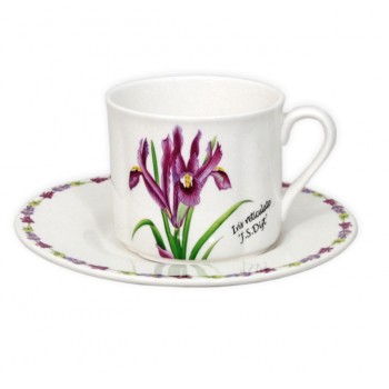 Чашка с блюдцем Ирисы, 200 мл, IMARI