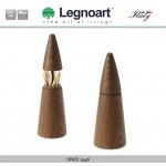 Диспенсер для зубочисток, темное дерево, H 15 см, Legnoart