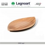 Блюдо малое деревянное сервировочное, ручная работа, дерево ясень, L 33 см, W 19,5 см, Legnoart