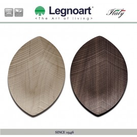 Блюдо большое деревянное сервировочное, ручная работа, дерево ясень, L 44,5 см, W 25 см, Legnoart