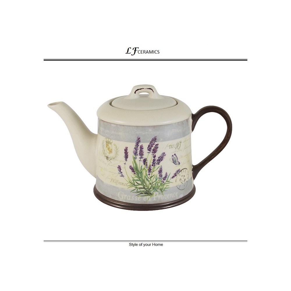 Заварочный чайник Lavender, 1 л, керамика, LF Ceramic