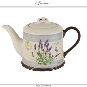Заварочный чайник Lavender, 1 л, керамика, LF Ceramic