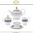 Чайный сервиз Admiralty, 23 предмета на 6 персон, костяной Midori