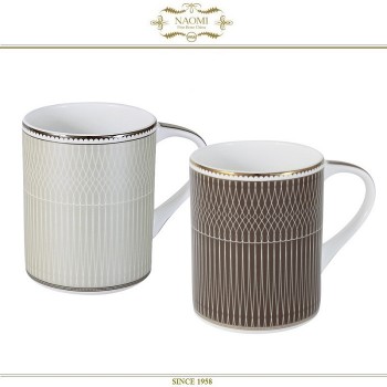 Набор из 2-х кружек Mokko-Marengo, 350 мл, костяной Naomi