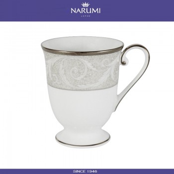Кружка Nocturne, 370 мл, костяной посеребрение, NARUMI