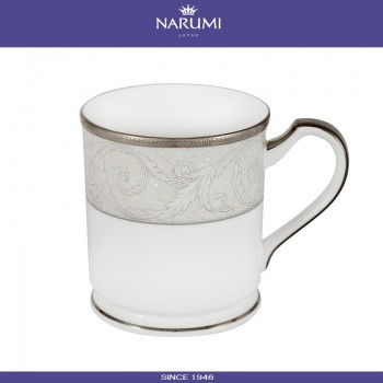 Кружка Nocturne, 350 мл, костяной посеребрение, NARUMI