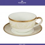 Пара чайная Nocturne Gold, 360 мл, костяной позолота, NARUMI
