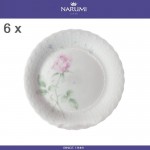 Набор десертных тарелок April Rose, D 20 см, костяной NARUMI