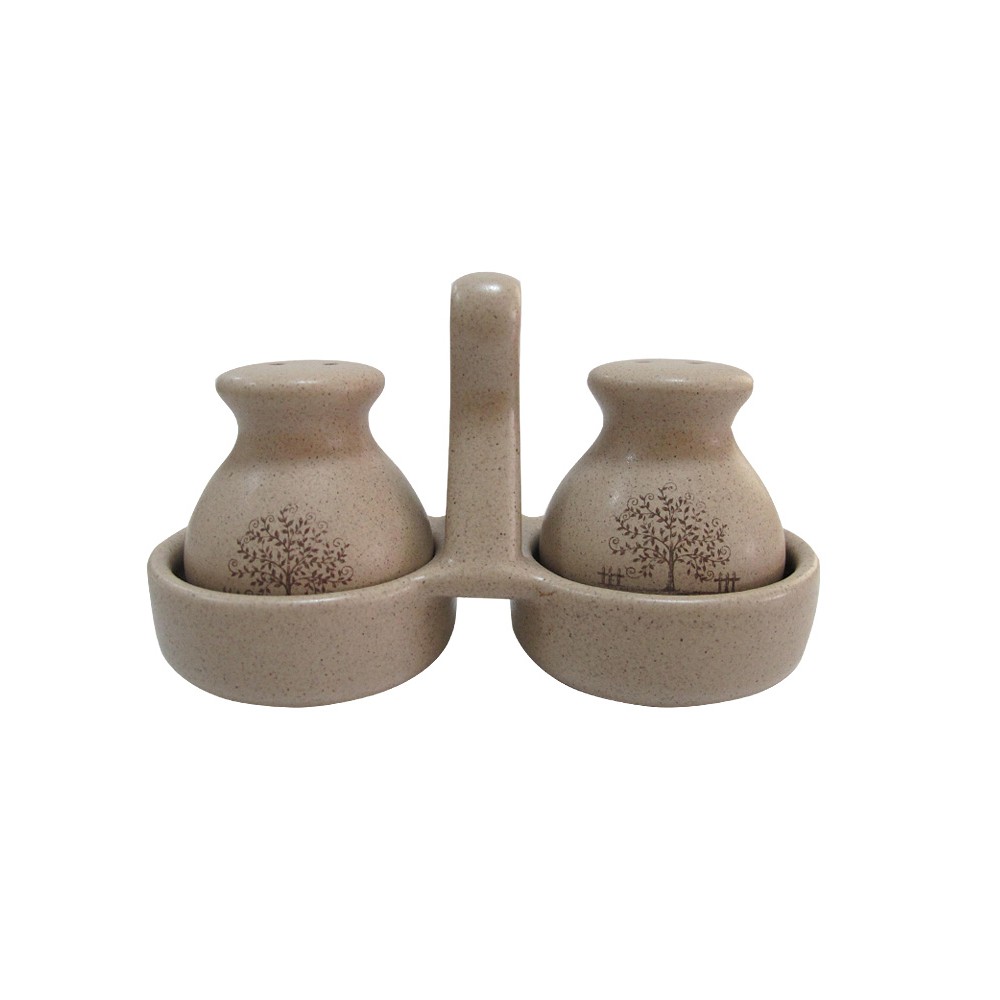 Набор для специй на подставке Дерево жизни, Terracotta