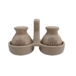 Набор для специй на подставке Дерево жизни, Terracotta