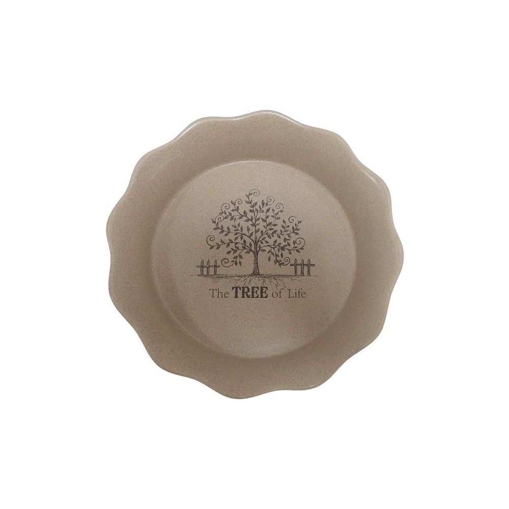 Круглое блюдо для выпечки Дерево жизни, D 26 см, Terracotta
