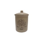 Банка для сыпучих продуктов маленькая Дерево жизни, H 14 см, Terracotta