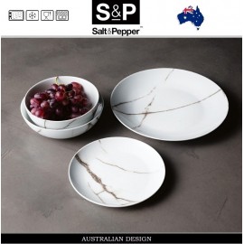 Глубокая тарелка MARBLE для лапши, D 14 см, Salt&Pepper, Австралия