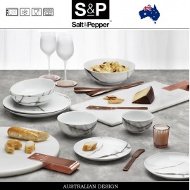 Обеденная тарелка MARBLE, D 27 см, Salt&Pepper, Австралия