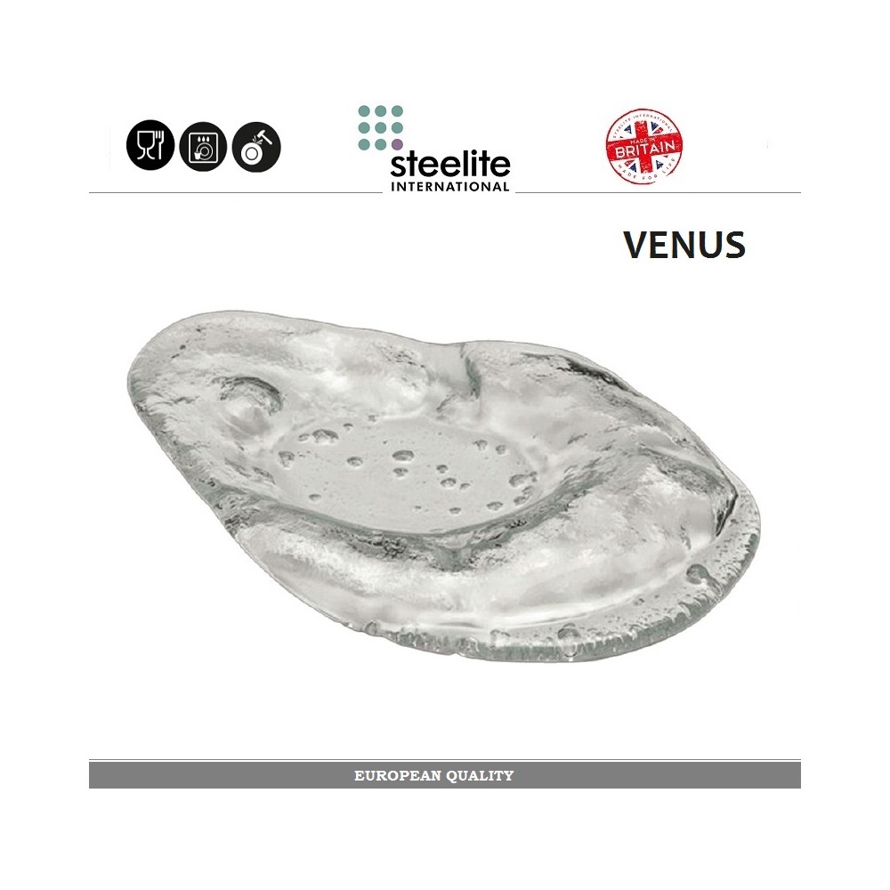 Блюдо «VENUS», L 17 см, стекло, Steelite