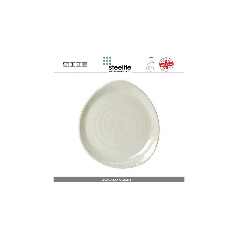 Блюдо-тарелка Scape, D 30 см, цвет молочно-белый глянец, Steelite