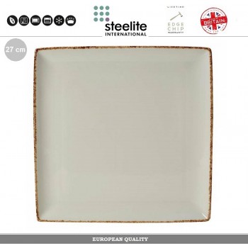Блюдо Brown Dapple для закусок, 27 х 27 см, Steelite