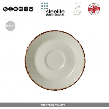 Блюдце Brown Dapple, D 15.2 см, Steelite