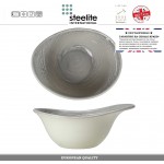 Глубокая миска для супа, каши, лапши Scape, 420 мл, D 18 см, цвет туманно-серый глянец, Steelite
