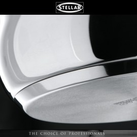 Антипригарная сковорода-сотейник STELLAR 1000 с покрытием Greblon, 20 см, сталь 18/10, STELLAR