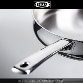 Сковорода STELLAR 1000 без покрытия, 26 см, сталь 18/10, STELLAR