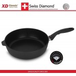 Антипригарный сотейник Induction XD 6726i, 3.6 литра, D 26 см, алмазное покрытие XD Classic, Swiss Diamond