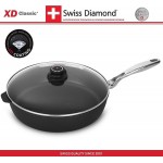 Антипригарный сотейник XD 6732c, 4.7 литра, D 32 см, алмазное покрытие XD Classic, Swiss Diamond