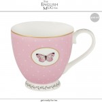 Большая кружка Cameo розовый, 400 мл, костяной The English Mug Company