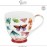 Большая кружка Butterflies, 400 мл, костяной The English Mug Company