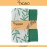 Комплект кухонных полотенец  "Папоротник", 2 шт 70 х 50 см, хлопок, TKANO